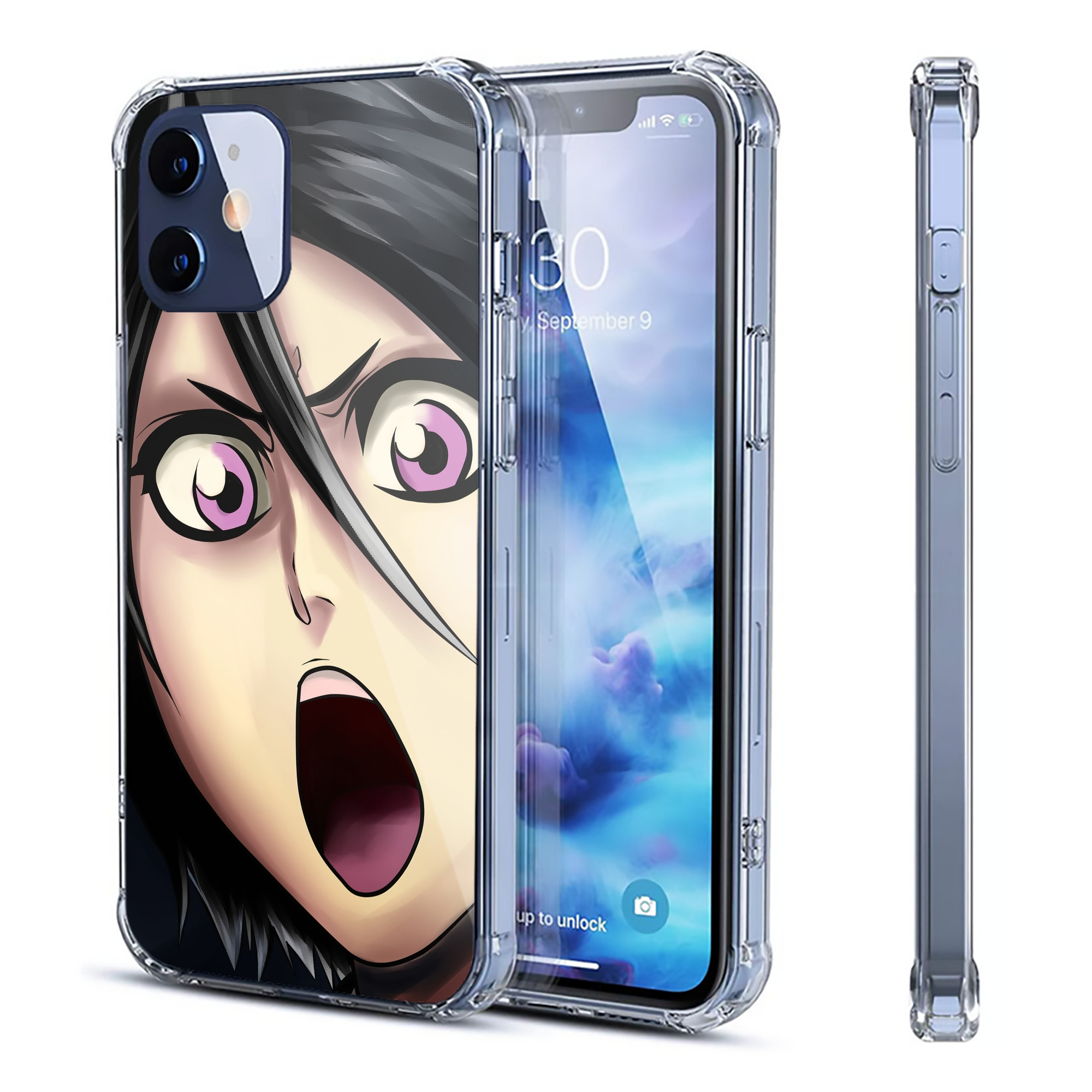 （画像用） ブリーチ BLEACH 【iPhone 12シリーズ対応】透明スマホケース（クリアソフトケース）